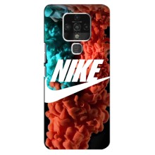 Чехол для TECNO Camon 16 - с принтом Найк (AlphaPrint) (Дымчатый найк)