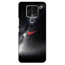 Чехол для TECNO Camon 16 - с принтом Найк (AlphaPrint) (Найк красный)