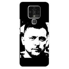 Чехол для TECNO Camon 16 (AlphaPrint - с принтом Зеленского)