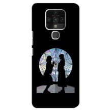 Чехлы Венсдей на TECNO Camon 16 Уэнсдей (AlphaPrint) (комната Уэнздей)