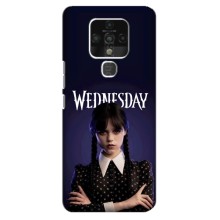 Чехлы Венсдей на TECNO Camon 16 Уэнсдей (AlphaPrint) (Wednesday)