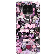Чехол с кроликом Куроми на TECNO Camon 16 (Коллаж Куроми)