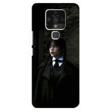 Чехол с дизайном Венздей 2 на TECNO Camon 16 – Уэнсдей в костюме