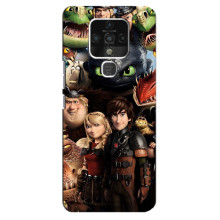 Чехол как приручить дракона на TECNO Camon 16 – Персонажи дракона