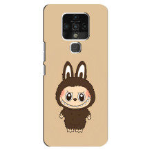 Чехол с Лабубу на TECNO Camon 16 – Коричневый Лабубу