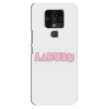 Чехол с Лабубу на TECNO Camon 16 – Лого Лабубу