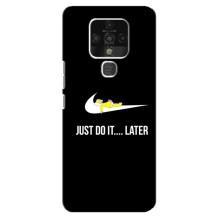 Чохол з логтипом Найк на TECNO Camon 16 – Nike just do it