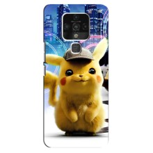Чехол с Пикачу на TECNO Camon 16 (Пикачу в городе)