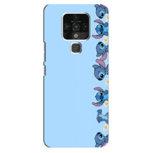 Чехол с принтом Стич на TECNO Camon 16 – Стич фон