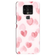 Чехол с розовым рисунком для TECNO Camon 16