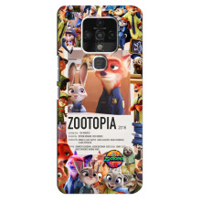 Чехол Зоотрополіс на TECNO Camon 16 – Коллаж Зоо