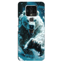 Чехол с картинкой «Хищники» для TECNO Camon 16 – Медведь