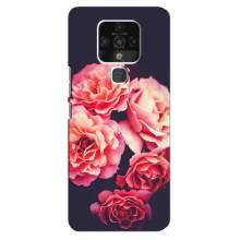Чехлы с тематикой "ЦВЕТЫ" на TECNO Camon 16 (Бутоны)