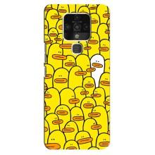 Силиконовый бампер с картинкой животных для TECNO Camon 16 (Особенный)