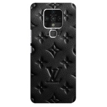 Текстурный Чехол Louis Vuitton для Техно Камон 16 – Черный ЛВ