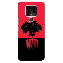 Украинские Чехлы для TECNO Camon 16 с картинкой УПА (AlphaPrint) (Патриот)