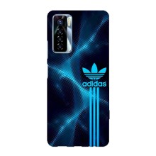 Чохли Адидас для TECNO Camon 17 Pro (AlphaPrint) (Синій Адідас)