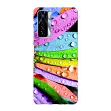 Чехлы (ART) Цветы на TECNO Camon 17 Pro (VPrint) (Семиквітка)