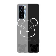 Чохли для TECNO Camon 17 Pro - Bearbrick Louis Vuitton (PREMIUMPrint) – БеарБрік очі