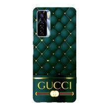 Чохли  GUCCI для ТЕКНО Камон 17 Про (AlphaPrint) (Текстура Гуччі)