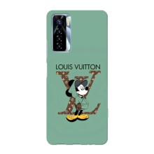 Чехлы Луи Витон для TECNO Camon 17 Pro (AlphaPrint - LOUIS VUITTON) (Микки Маус LV)