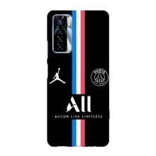 Чохли PSG для TECNO Camon 17 Pro (AlphaPrint) (футболка ПСЖ)