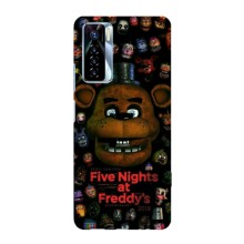 Чехлы Пять ночей с Фредди для Техно Камон 17 про (Freddy)