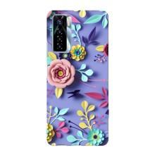 Чохли з квітами для TECNO Camon 17 Pro (VPrint) (Дизайн квітів)