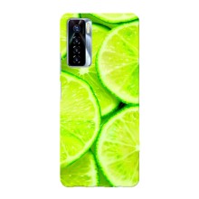 Чохли з фруктами для TECNO Camon 17 Pro (VPrint) (Лайм)