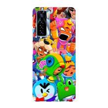 Чехлы Brawl Stars для TECNO Camon 17 Pro (AlphaPrint)