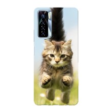 Чохли з Котиками для TECNO Camon 17 Pro (VPrint) (Прижок кота)