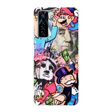 Чохли з крутими принтами для TECNO Camon 17 Pro - (PREMIUMPrint) – Monopoly man