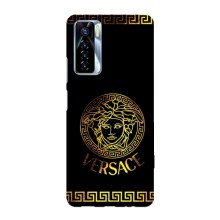 Чохли VERSACE для ТЕКНО Камон 17 Про (PREMIUMPrint) – Logo Versace