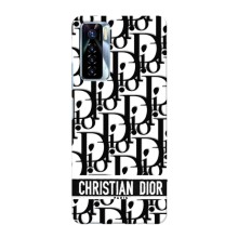 Чехол (Dior, Prada, YSL, Chanel) для TECNO Camon 17 Pro (Christian Dior)