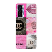Чохол (Dior, Prada, YSL, Chanel) для TECNO Camon 17 Pro – Модніца