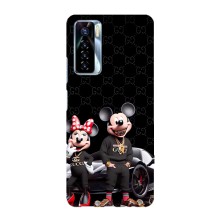 Чохол Disney Mouse TECNO Camon 17 Pro (PREMIUMPrint) – Родина Маусів