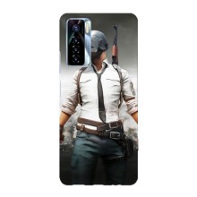 Чеjхол PUBG для ТЕКНО Камон 17 Про (AlphaPrint) (Пабг мен)