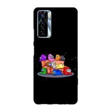 Чохли Амонг Ас для TECNO Camon 17 Pro (AlphaPrint) (Амонг-ас)