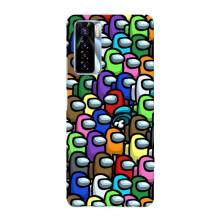 Чохли Амонг Ас для TECNO Camon 17 Pro (AlphaPrint) (Убитий)