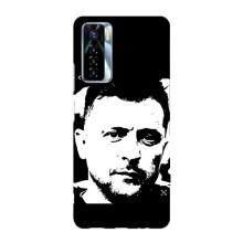 Чехол для TECNO Camon 17 Pro (AlphaPrint - с принтом Зеленского)