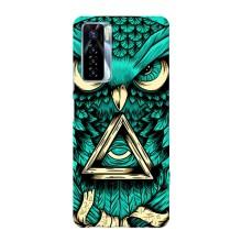 Чохол з пташками на TECNO Camon 17 Pro (VPrint) (Сова з оком)