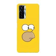 Чjхол з Сімпсонами для TECNO Camon 17 Pro (VPrint) (Гомер)