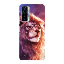 Чохол з картинкою ЛЕВ для TECNO Camon 17 Pro (VPrint) (Красочний Лев)