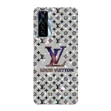 Чехол Стиль Louis Vuitton на TECNO Camon 17 Pro (Яркий LV)
