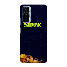 Чехол с мультфильмом Шрек на TECNO Camon 17 Pro – Шрек лого