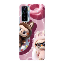 Чехол с Лабубу на TECNO Camon 17 Pro (Игрушка Лабубу)