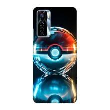 Чохол з Пікачу на TECNO Camon 17 Pro (М'яч Пікачу)