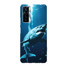 Чехол с картинкой «Хищники» для TECNO Camon 17 Pro – Акула