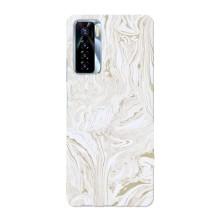 Мраморний чехол на TECNO Camon 17 Pro (VPrint) (Білий мрамор)