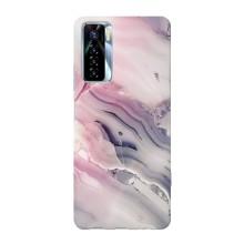 Мраморний чехол на TECNO Camon 17 Pro (VPrint) (Пурпурний Мрамор)